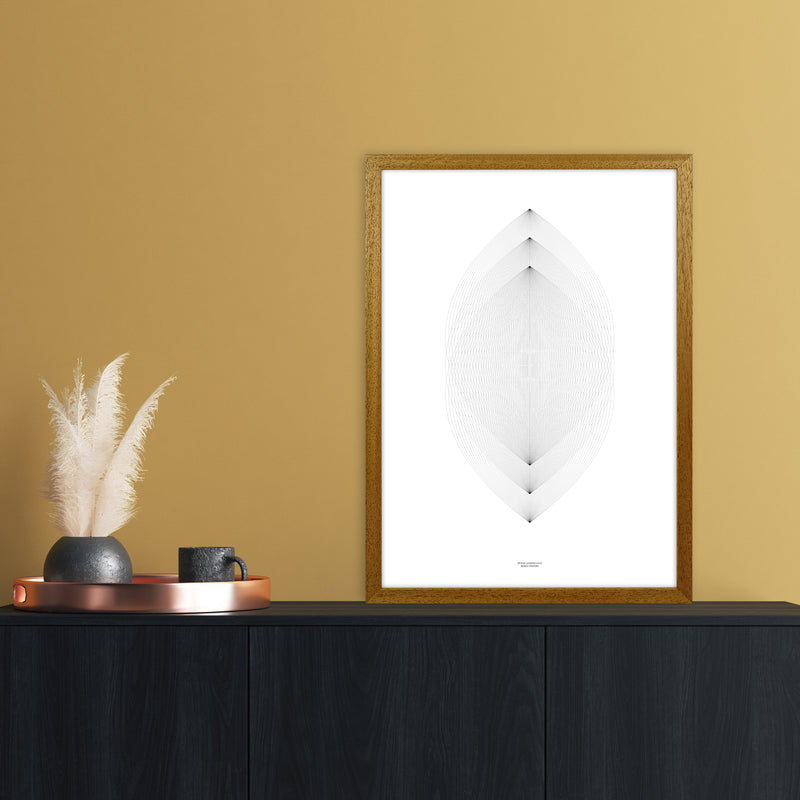 PJ-836-8 Leaves Abstract Art Print by Nordic Creators A2 Print Only