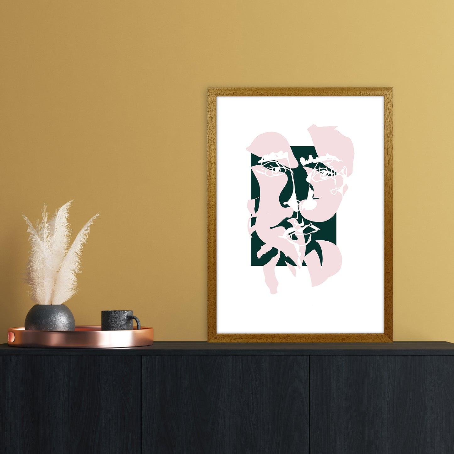 Modern Art II Abstract Art Print by Nordic Creators A2 Print Only