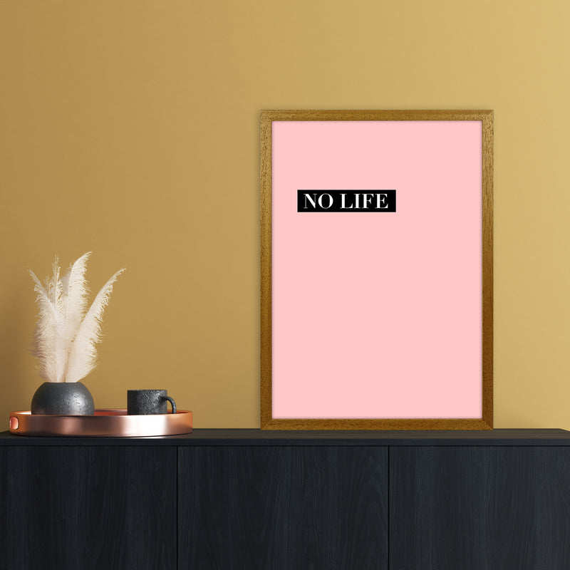 NO LIFE Abstract Art Print by Nordic Creators A2 Print Only