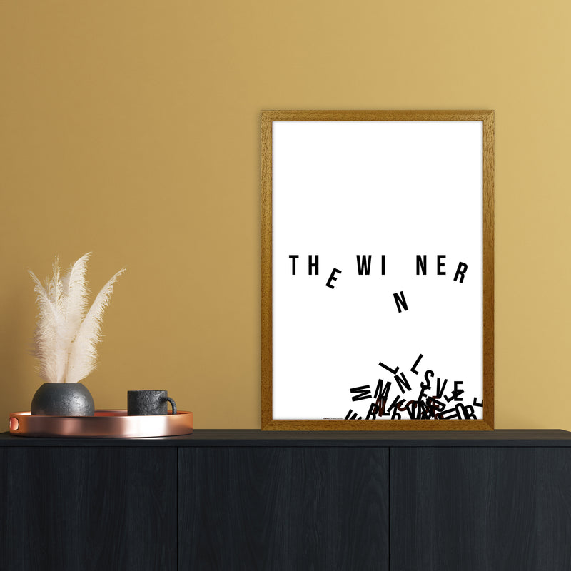PJ-836-11 The winner Abstract Art Print by Nordic Creators A2 Print Only