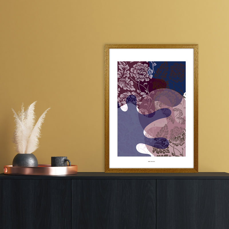 PJ-836-17 Flower Abstract Art Print by Nordic Creators A2 Print Only