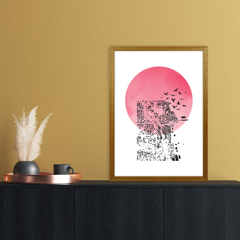 Shadow Abstract Art Print by Nordic Creators A2 Print Only