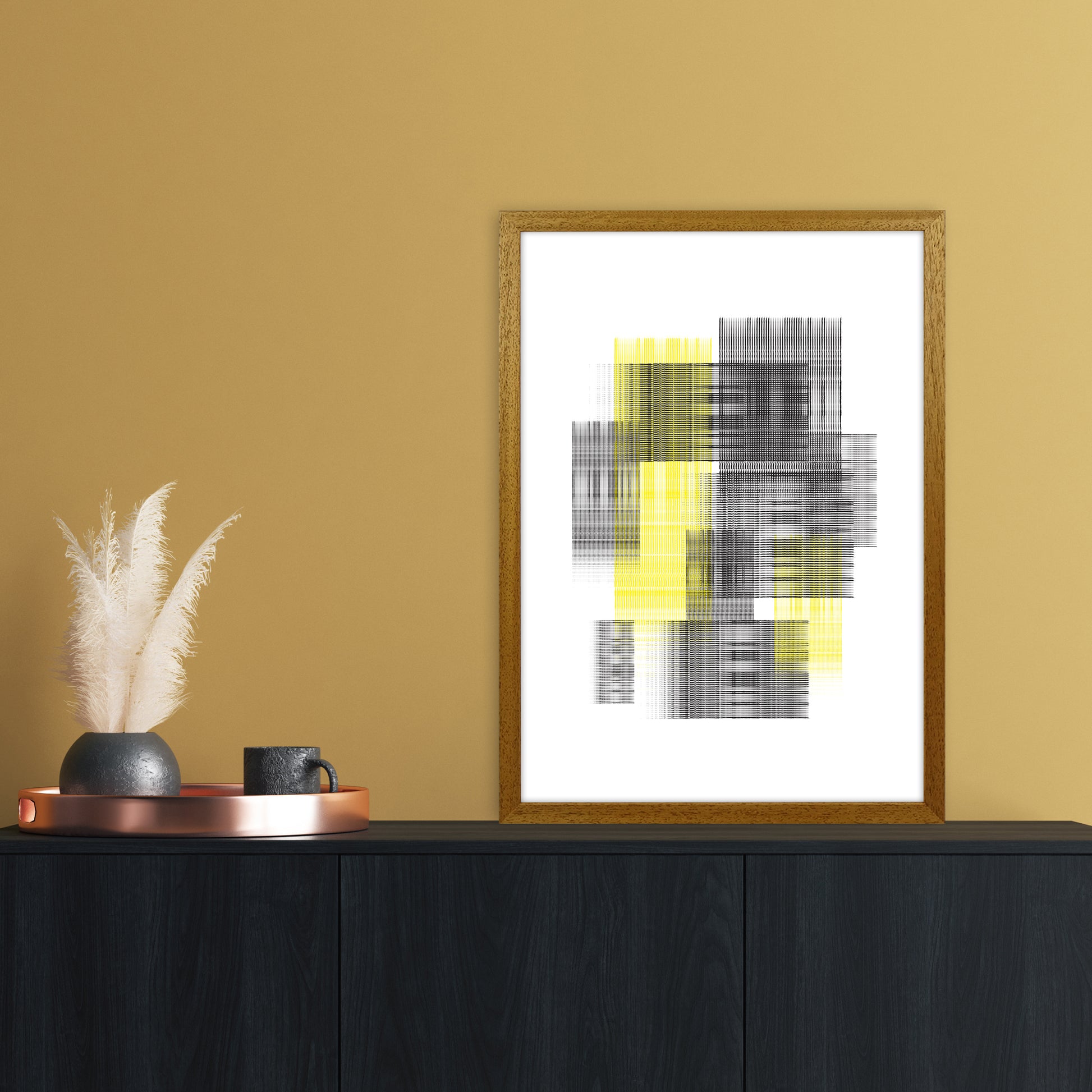 Splash 2 Abstract Art Print by Nordic Creators A2 Print Only