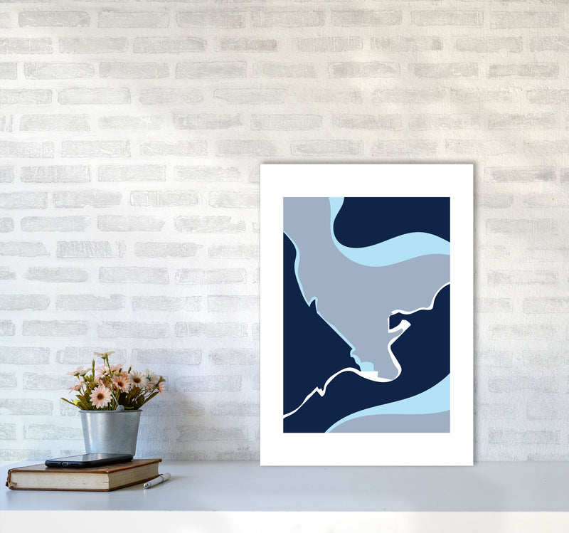Abstract 3 Modern Contemporary Art Print by Nordic Creators A2 Black Frame