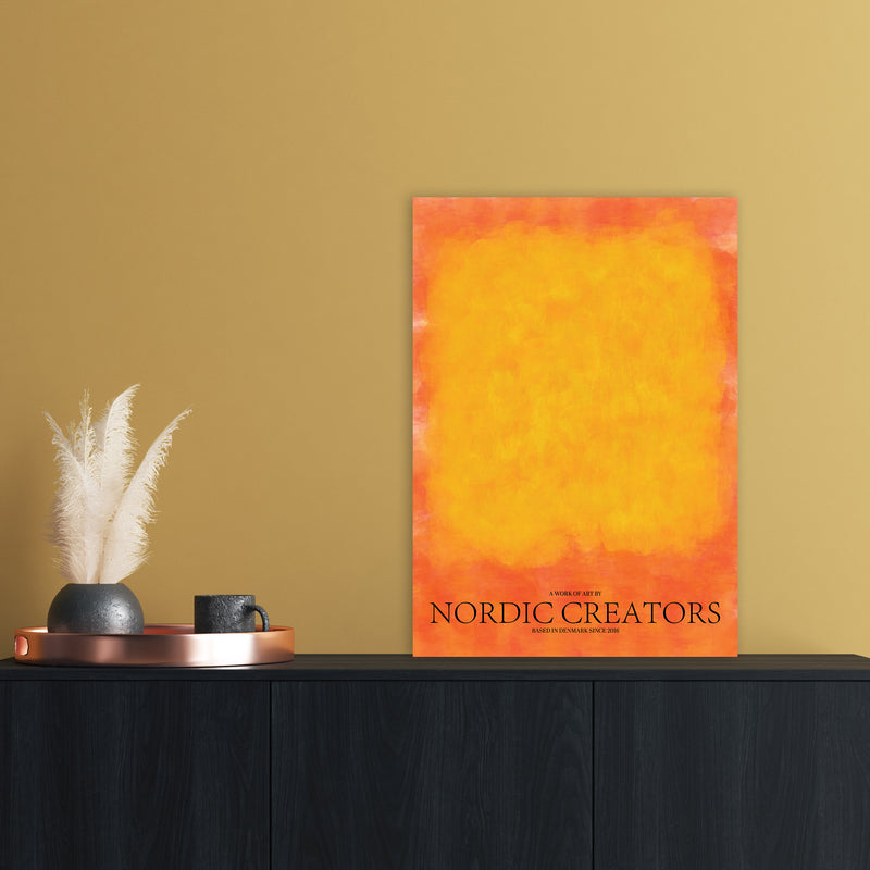 Color Block Abstract Art Print by Nordic Creators A2 Black Frame