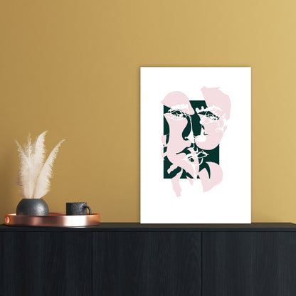 Modern Art II Abstract Art Print by Nordic Creators A2 Black Frame