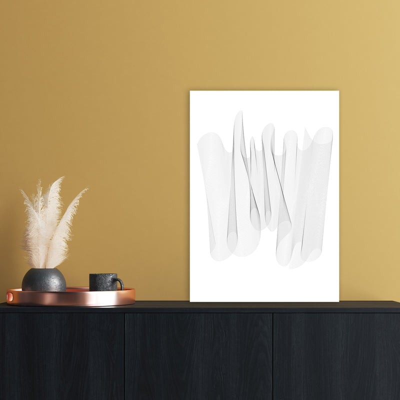 Sculpture II Abstract Art Print by Nordic Creators A2 Black Frame