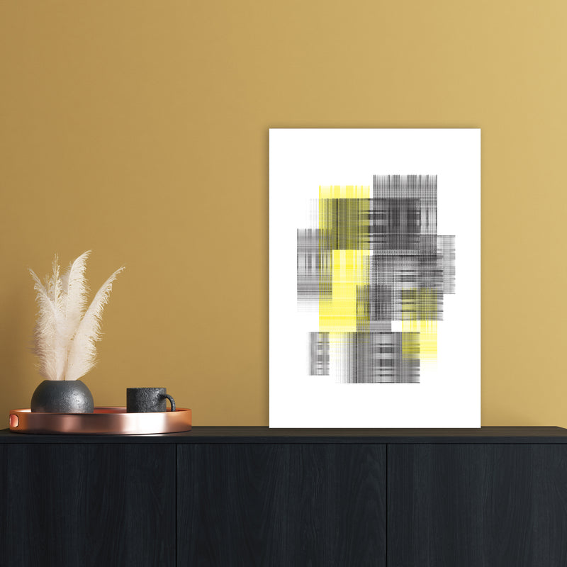 Splash 2 Abstract Art Print by Nordic Creators A2 Black Frame