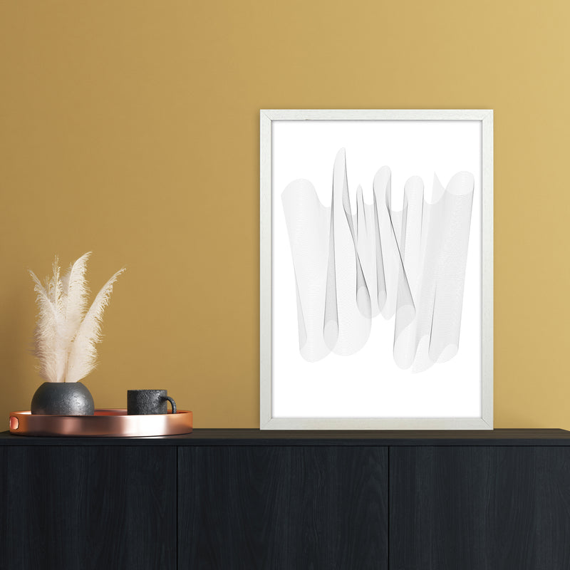 Sculpture II Abstract Art Print by Nordic Creators A2 Oak Frame