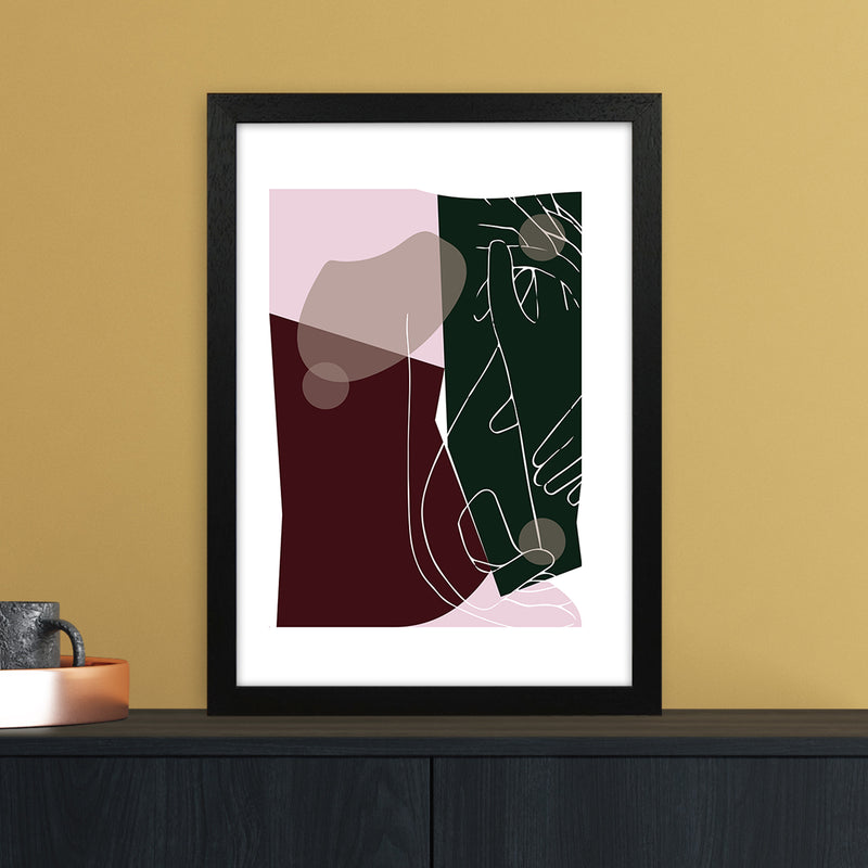 Modern Art I Abstract Art Print by Nordic Creators A3 White Frame