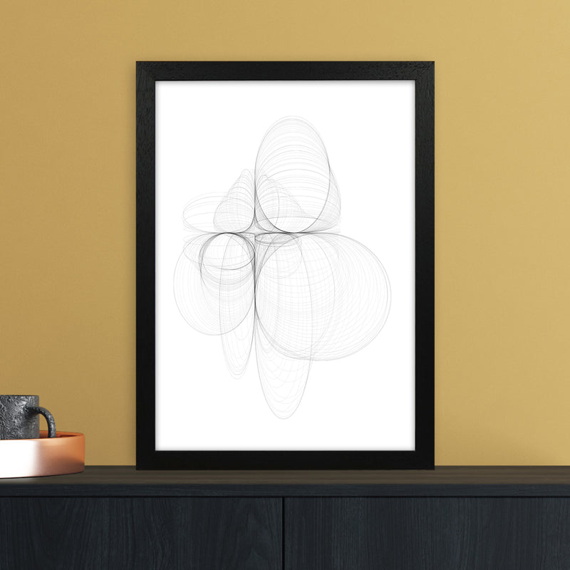 Tornadoes II Abstract Art Print by Nordic Creators A3 White Frame
