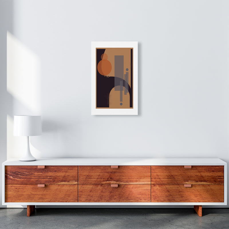 Geometric Abstract Art Print by Nordic Creators A3 Canvas