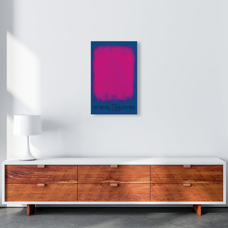 Color Block 3 Abstract Art Print by Nordic Creators A3 Canvas