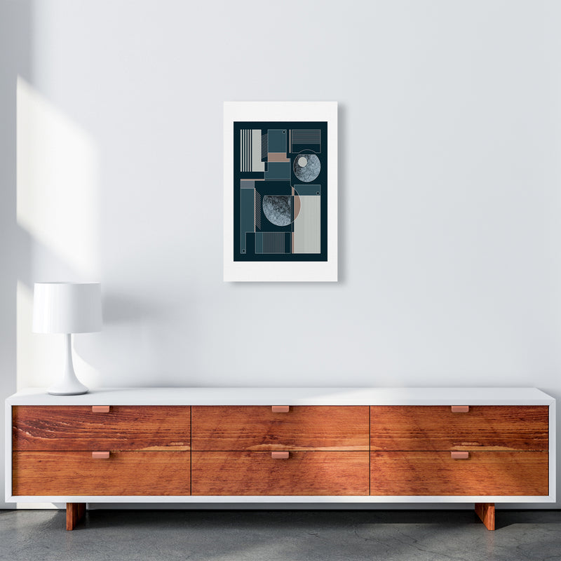 Geometric III Abstract Art Print by Nordic Creators A3 Canvas