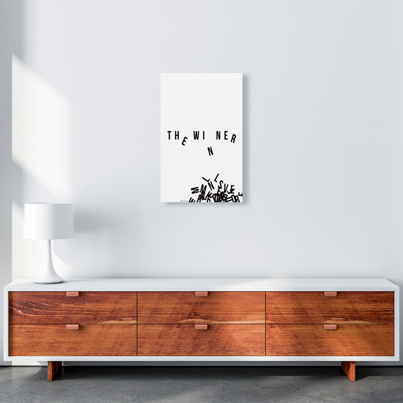 PJ-836-11 The winner Abstract Art Print by Nordic Creators A3 Canvas
