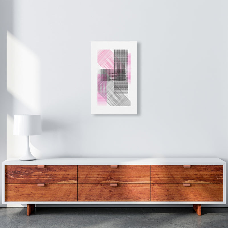 Splash Abstract Art Print by Nordic Creators A3 Canvas