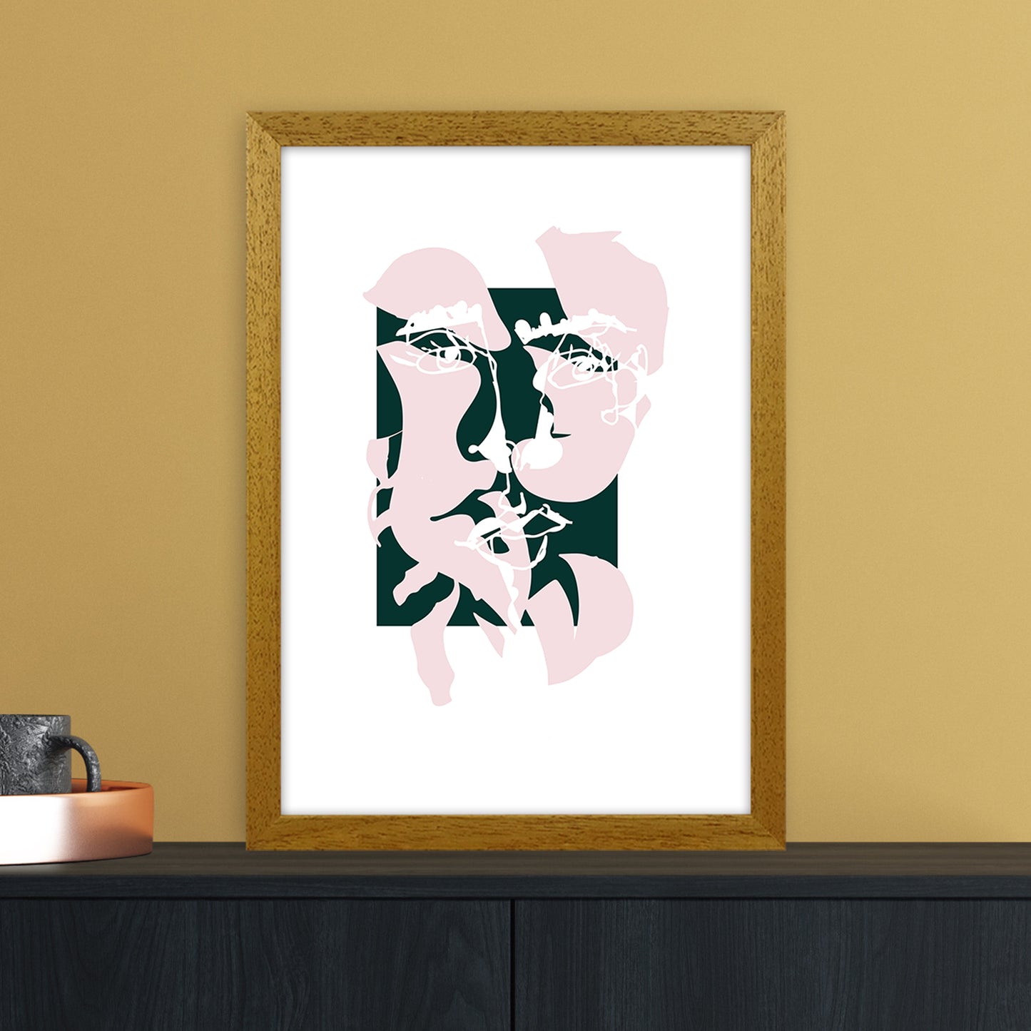 Modern Art II Abstract Art Print by Nordic Creators A3 Print Only
