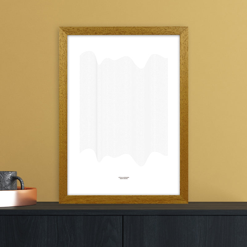 PJ-836-7 Waves Abstract Art Print by Nordic Creators A3 Print Only