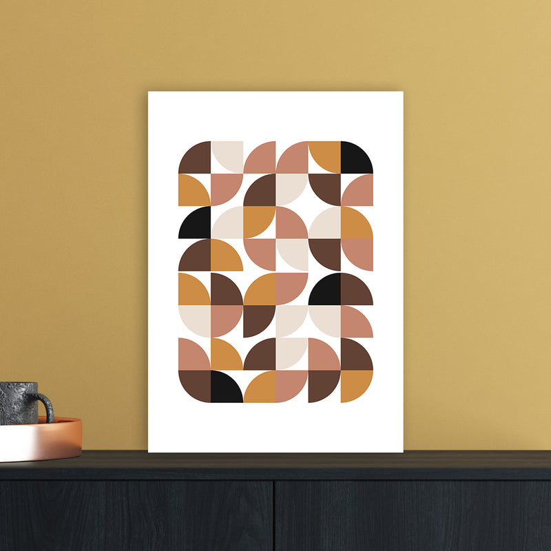 Geometric I Abstract Art Print by Nordic Creators A3 Black Frame