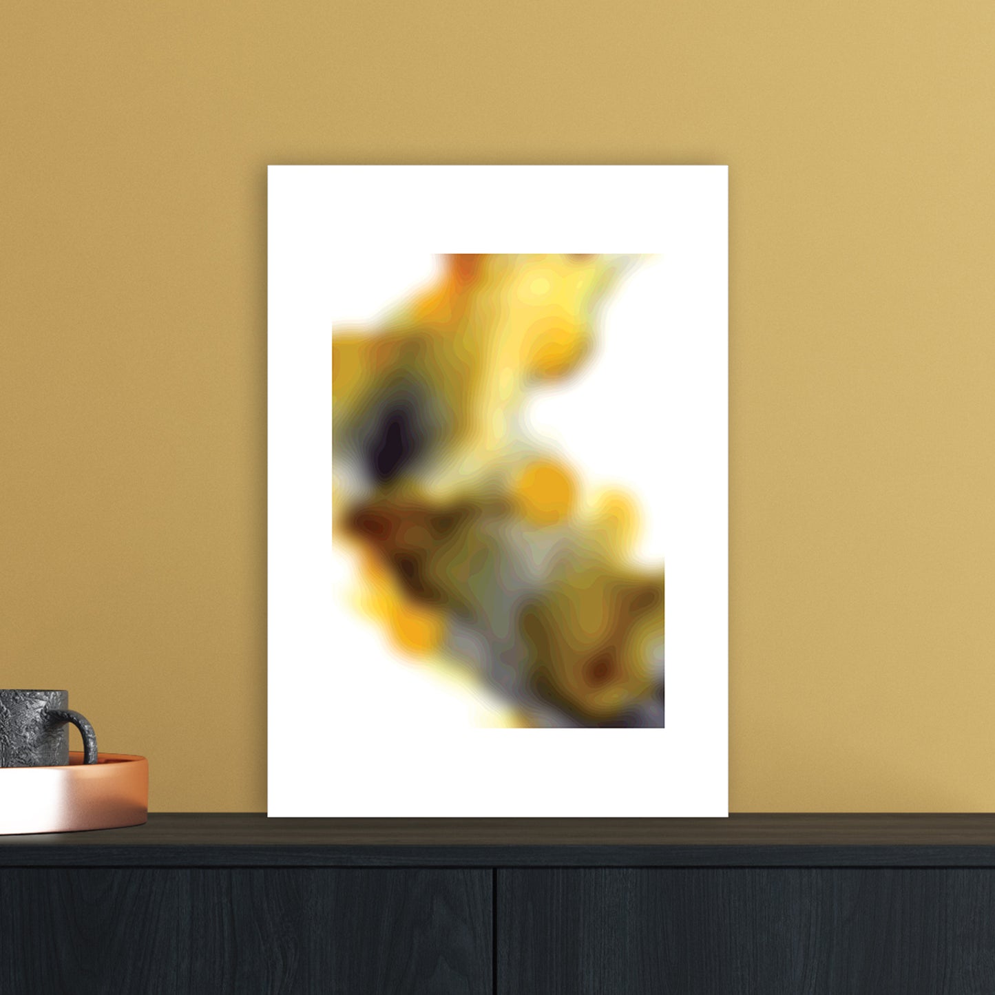 Imagination Abstract Art Print by Nordic Creators A3 Black Frame