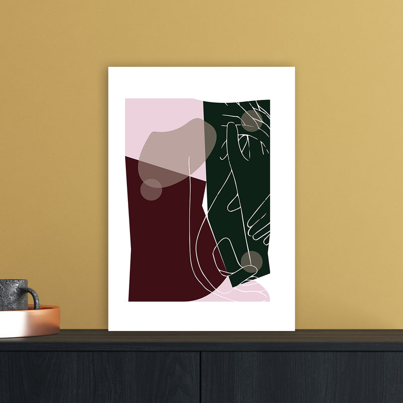 Modern Art I Abstract Art Print by Nordic Creators A3 Black Frame