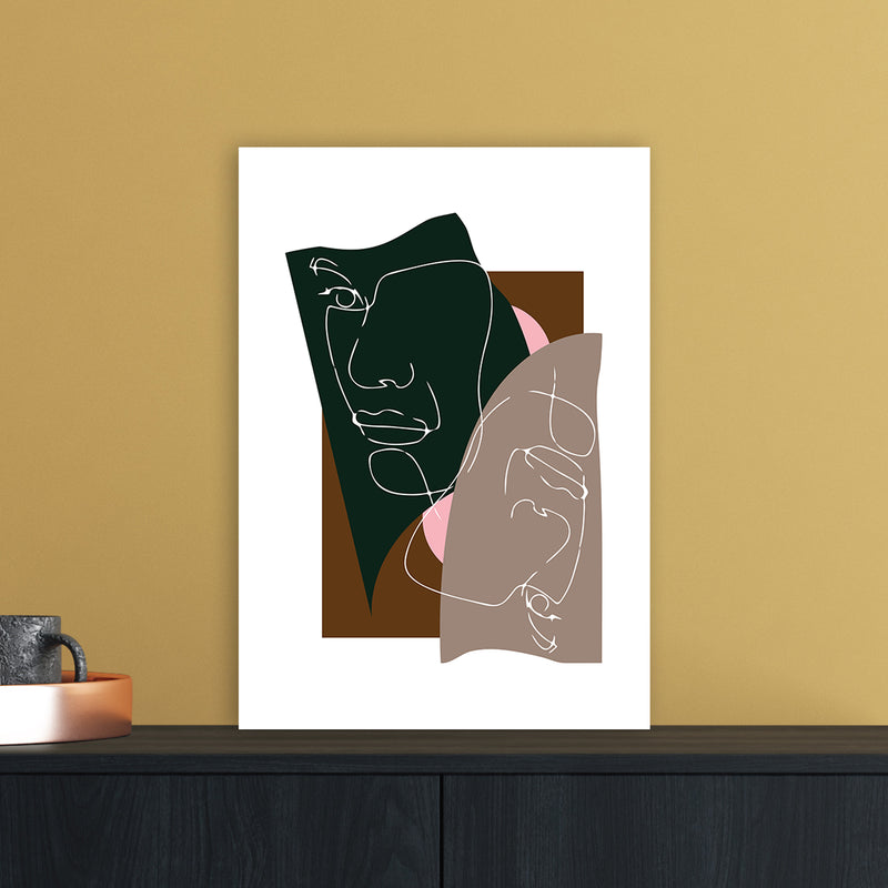 Modern Art III Abstract Art Print by Nordic Creators A3 Black Frame