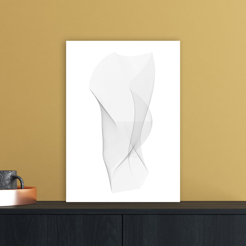 sculpture I Abstract Art Print by Nordic Creators A3 Black Frame