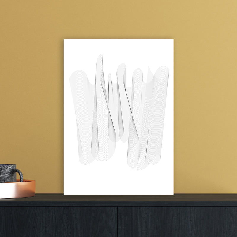 Sculpture II Abstract Art Print by Nordic Creators A3 Black Frame