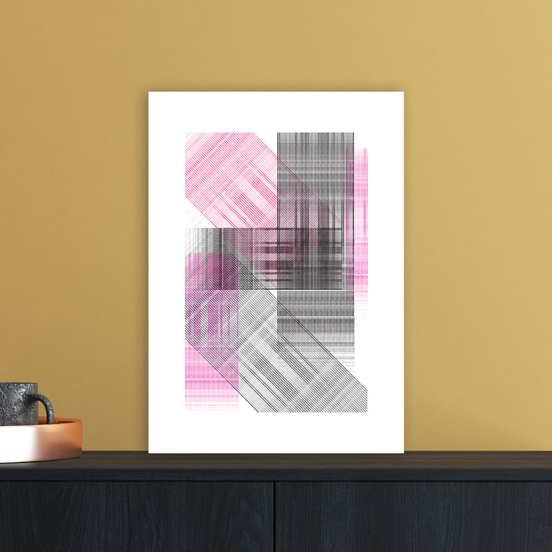 Splash Abstract Art Print by Nordic Creators A3 Black Frame