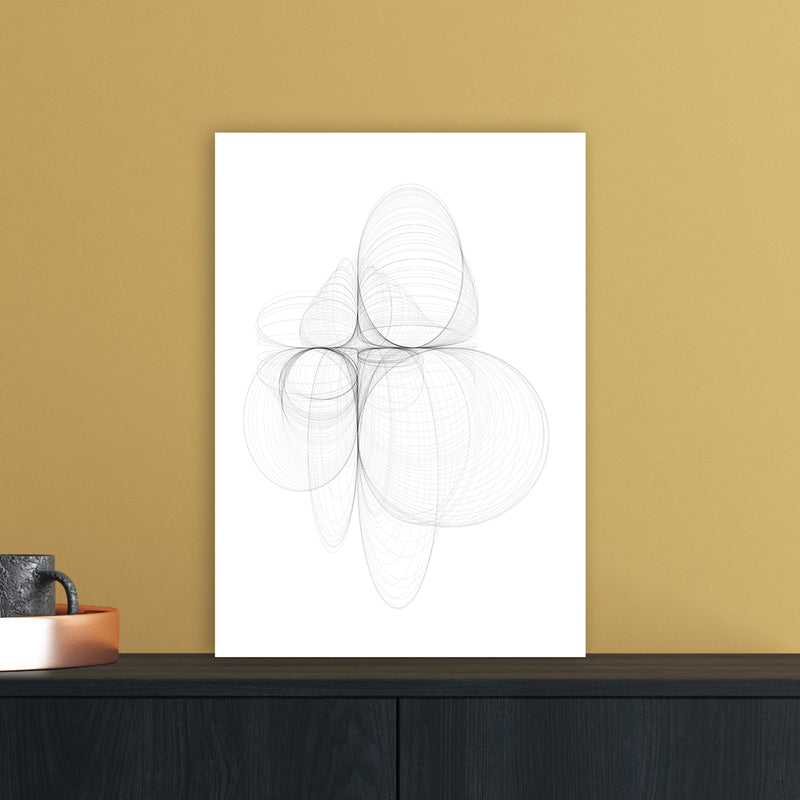 Tornadoes II Abstract Art Print by Nordic Creators A3 Black Frame