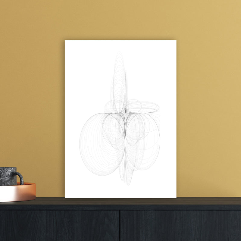 Tornadoes III Abstract Art Print by Nordic Creators A3 Black Frame