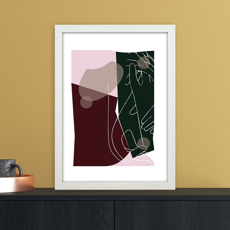 Modern Art I Abstract Art Print by Nordic Creators A3 Oak Frame