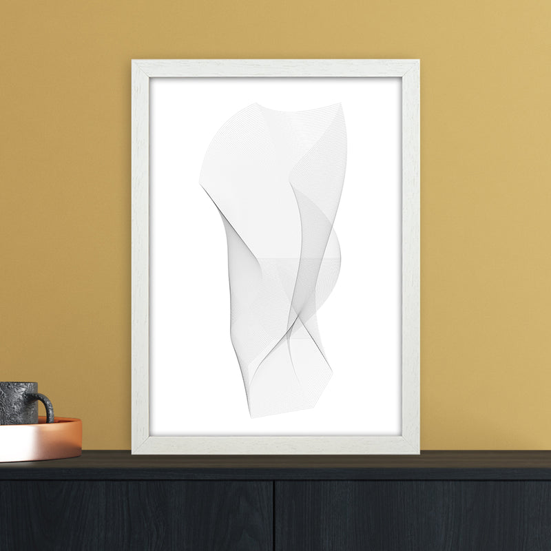 sculpture I Abstract Art Print by Nordic Creators A3 Oak Frame
