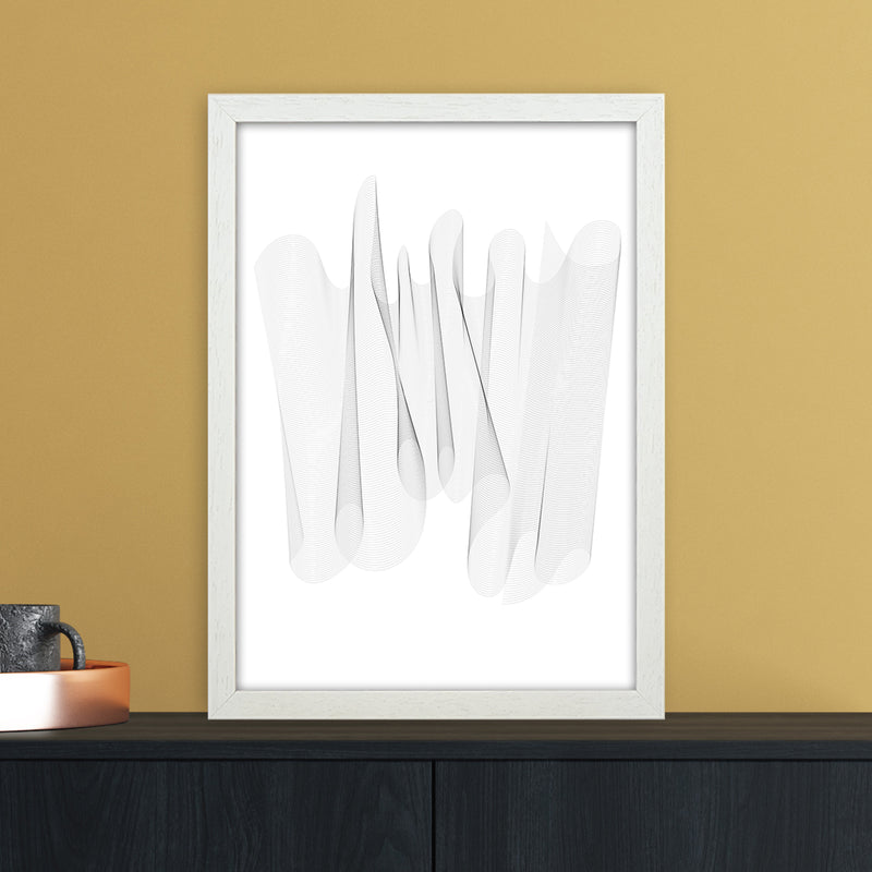 Sculpture II Abstract Art Print by Nordic Creators A3 Oak Frame