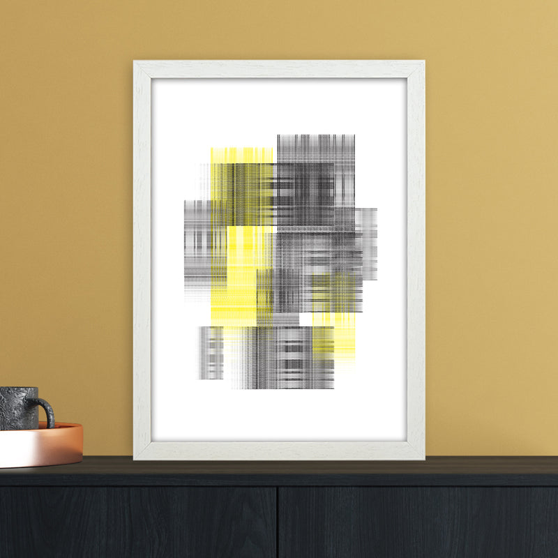 Splash 2 Abstract Art Print by Nordic Creators A3 Oak Frame