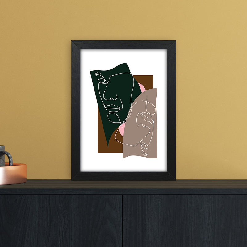 Modern Art III Abstract Art Print by Nordic Creators A4 White Frame