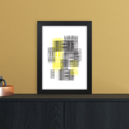 Splash 2 Abstract Art Print by Nordic Creators A4 White Frame