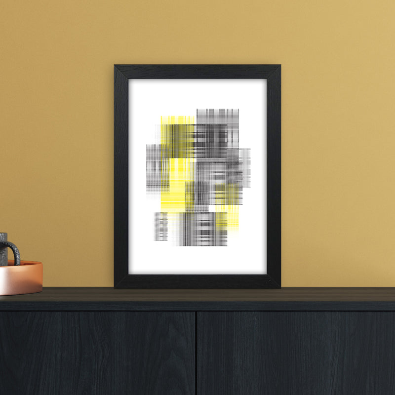 Splash 2 Abstract Art Print by Nordic Creators A4 White Frame