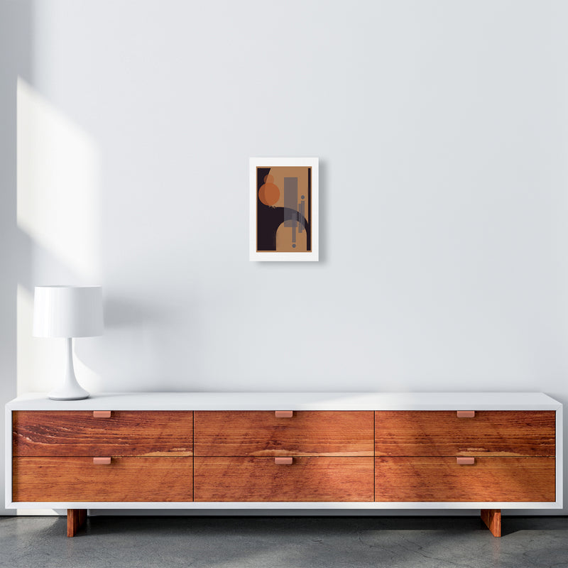 Geometric Abstract Art Print by Nordic Creators A4 Canvas