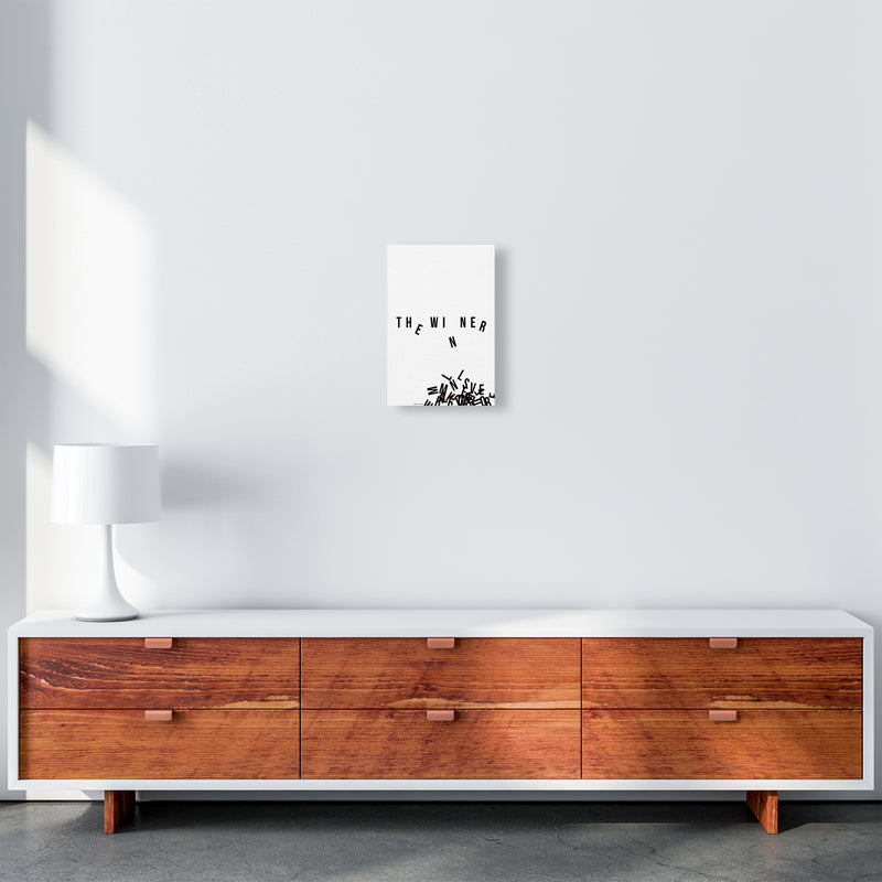 PJ-836-11 The winner Abstract Art Print by Nordic Creators A4 Canvas