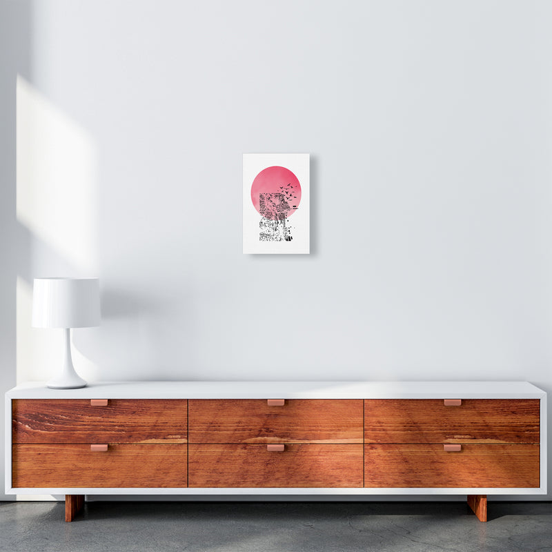 Shadow Abstract Art Print by Nordic Creators A4 Canvas