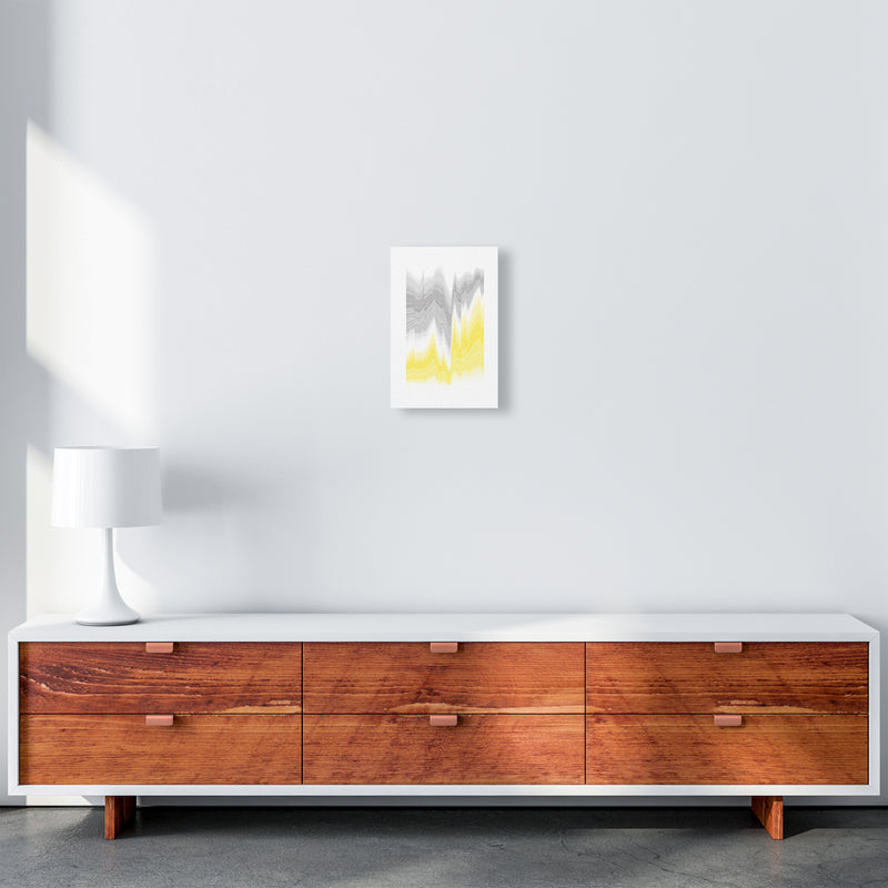 Waves in the deep Abstract Art Print by Nordic Creators A4 Canvas