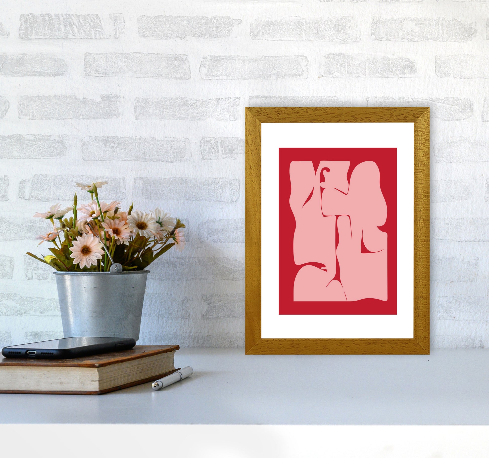 Abstract  Art Print by Nordic Creators A4 Print Only