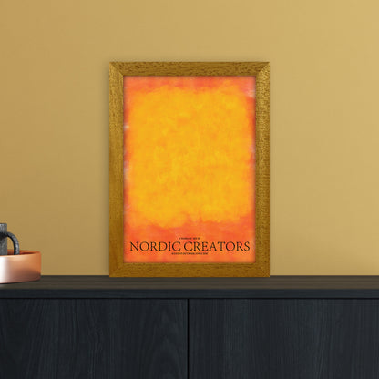 Color Block Abstract Art Print by Nordic Creators A4 Print Only