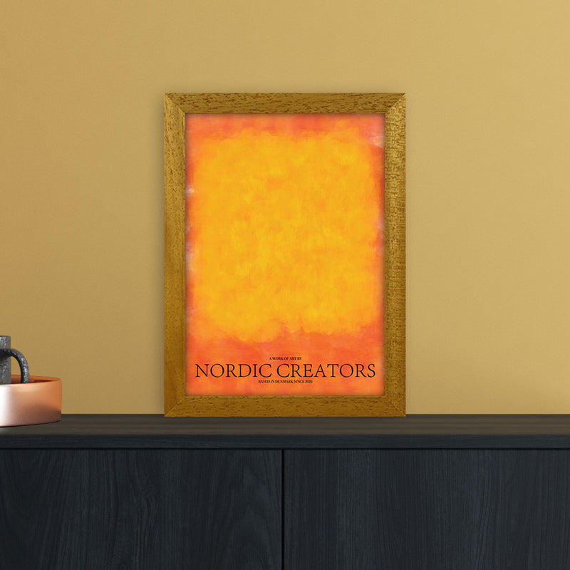 Color Block Abstract Art Print by Nordic Creators A4 Print Only
