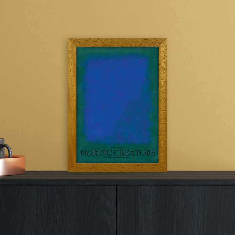 Color Block 2 Abstract Art Print by Nordic Creators A4 Print Only