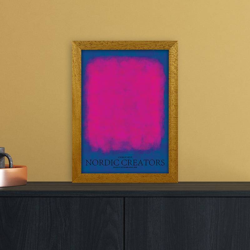 Color Block 3 Abstract Art Print by Nordic Creators A4 Print Only