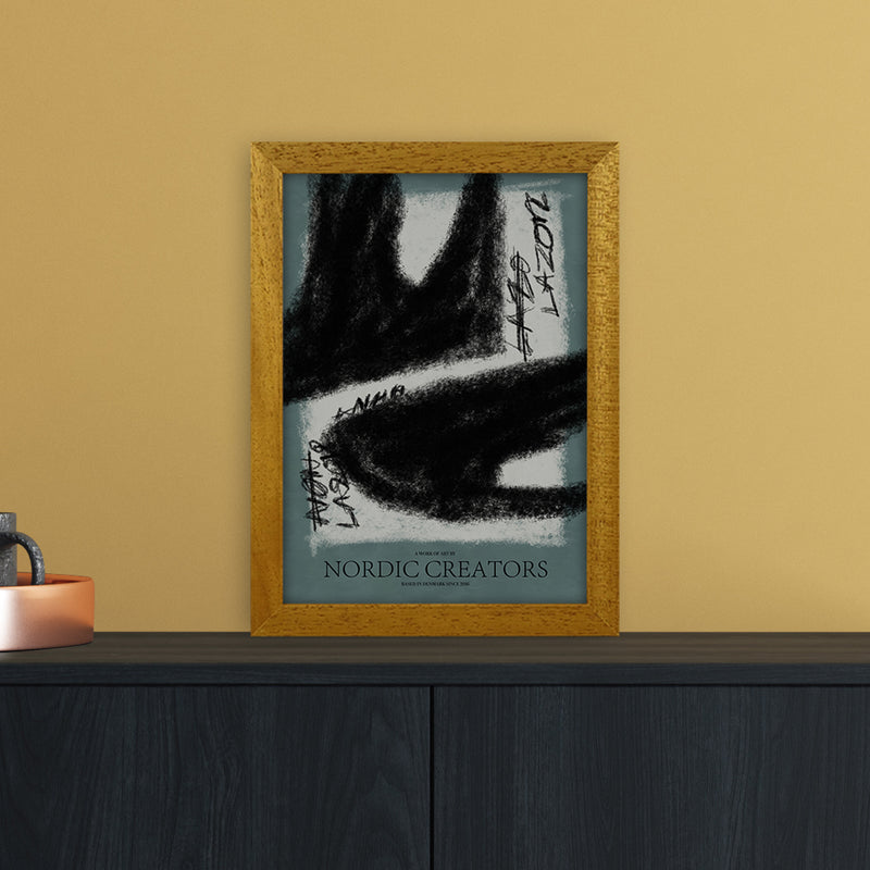 Ghost Abstract Art Print by Nordic Creators A4 Print Only