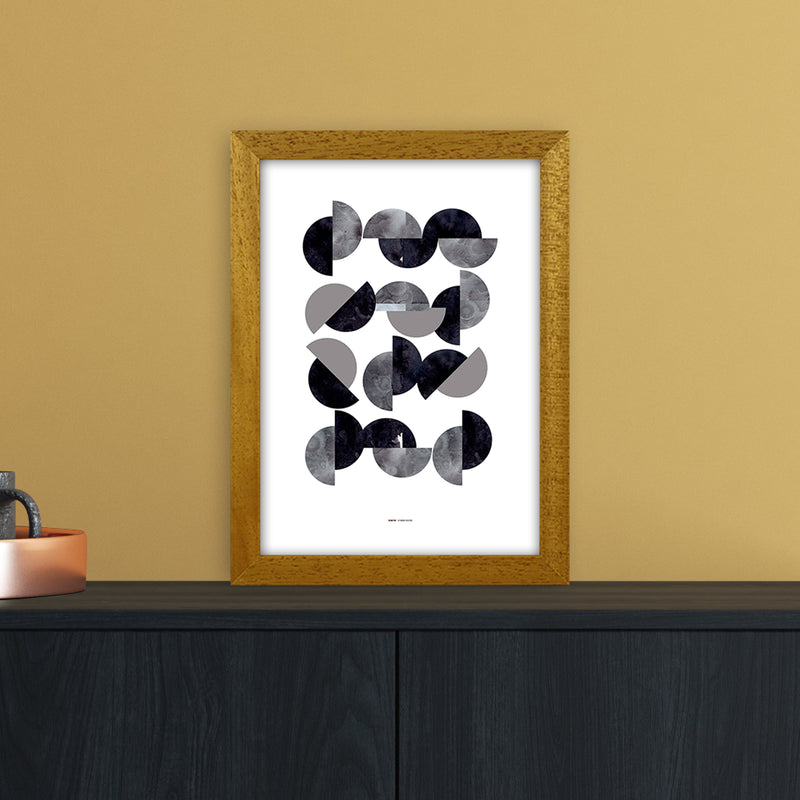 PJ-836-15 Geometric Abstract Art Print by Nordic Creators A4 Print Only