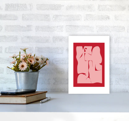 Abstract  Art Print by Nordic Creators A4 Black Frame